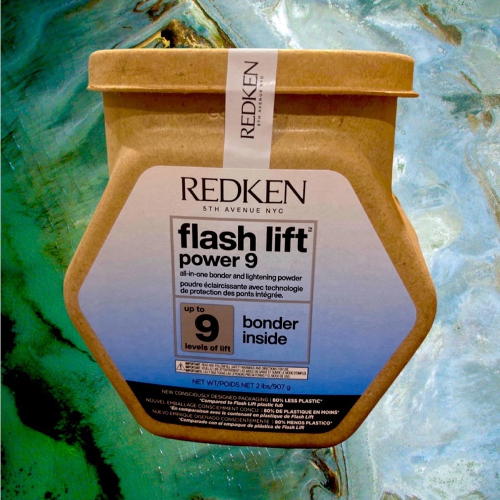 Redken Flash Lift Power 9 Levels Highest Lift Lightening Powder Bonder 2 Lb